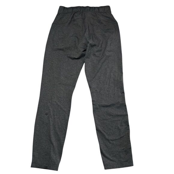 Lululemon On the Fly Pant 28" Inseam Heathered Black Size 4 - Picture 2 of 6